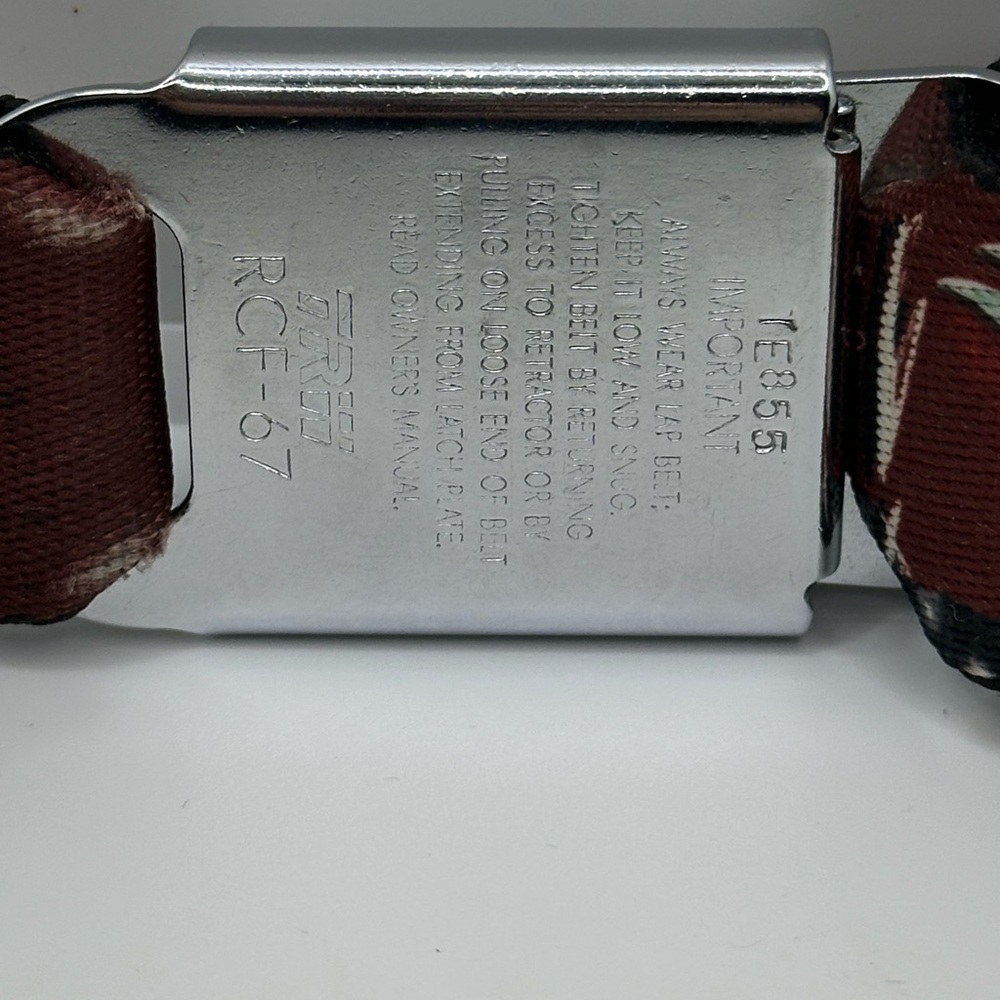 Buckle-Down Black and Brown Graphic Belt - Picture 4 of 7